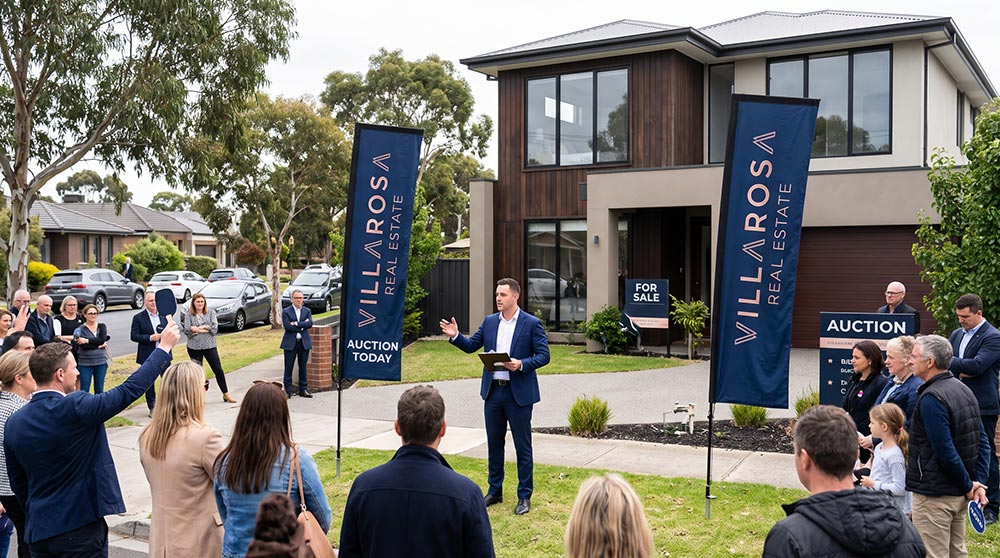 Real Estate Flags – Geelong Flag Factory with Villarosa Flags